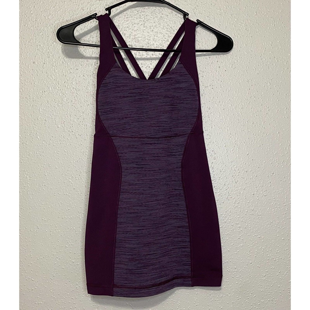 LULULEMON ENERGY top Size XS/S tank Wee Are‎ From Space September Plum